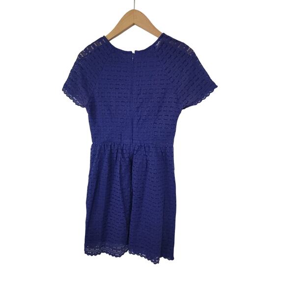 Free People- Women's Blue Lace Detailed dress- size 8 - Picture 7 of 11